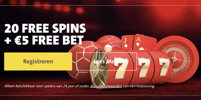 Monday Bonus bij Jack’s Casino: 20 gratis spins + €5 Free Bet