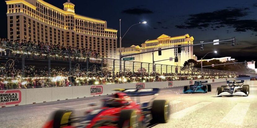 Formule 1 reist in 2023 naar Las Vegas voor Grand Prix