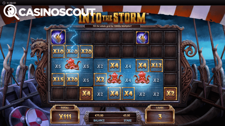 Into The Storm Gratis Spins