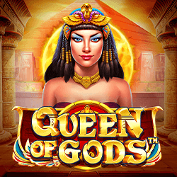Queen of Gods logo achtergrond