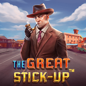 The Great Stick-Up logo achtergrond