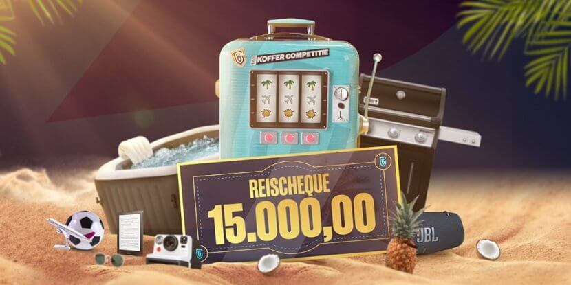 BetCity geeft met Koffercompetitie €100.000 aan prijzen weg