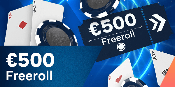 Elke zaterdag € 500 Freeroll bij Holland Casino Online