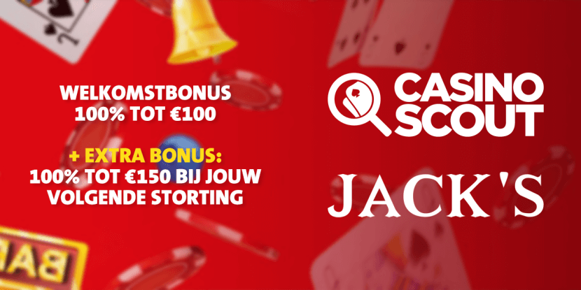 Jack’s Casino en CasinoScout lanceren exclusieve bonus voor nieuwe leden