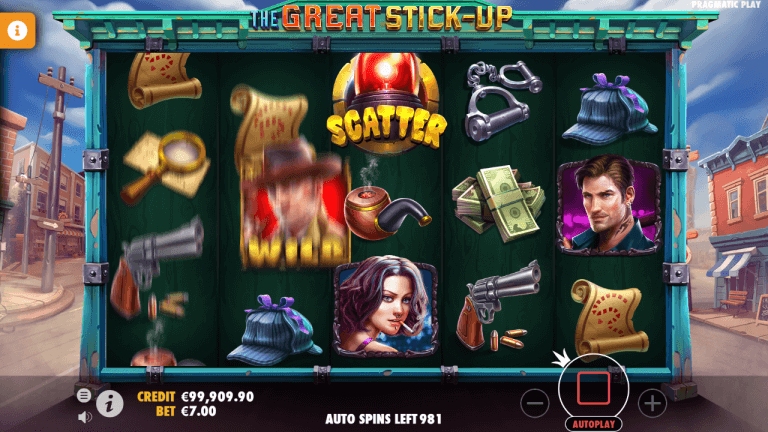 The Great Stick-Up Gratis Spins