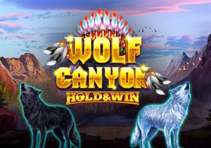 Wolf Canyon: Hold & Win logo achtergrond