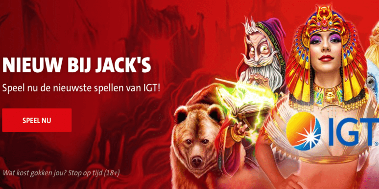 Jack’s Casino voegt spellen van IGT toe aan assortiment