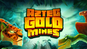 Aztec Gold Mines logo achtergrond