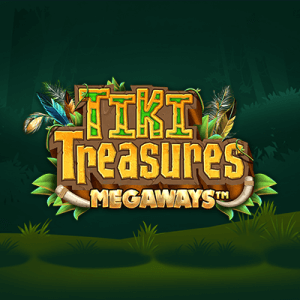 Tiki Treasures Megaways logo achtergrond