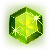 Groene juweel symbool van de Starburst gokkast