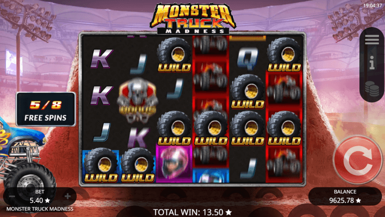 Monster Truck Madness Gratis Spins