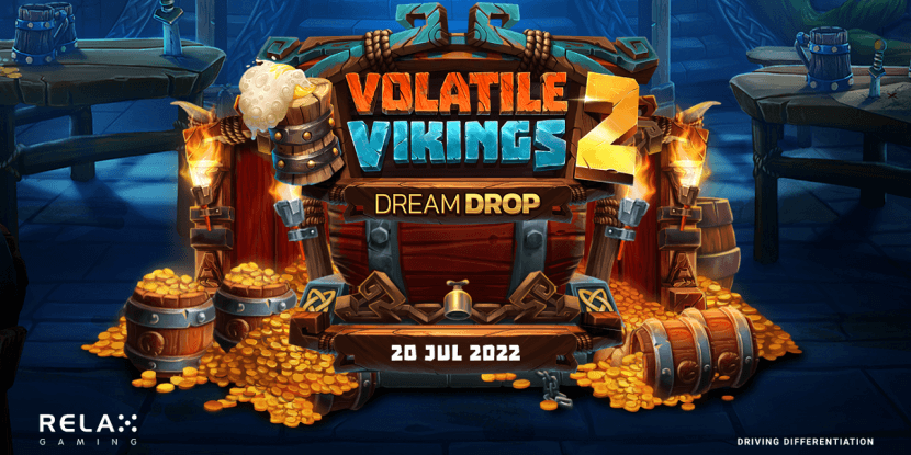 Relax Gaming voegt Dream Drop Jackpot toe aan Volatile Vikings 2