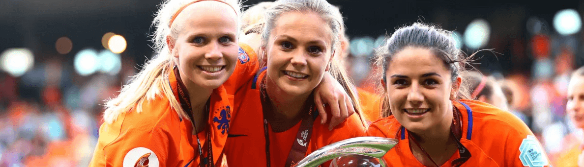 Foto van het EK 2022 vrouwen elftal Nederland