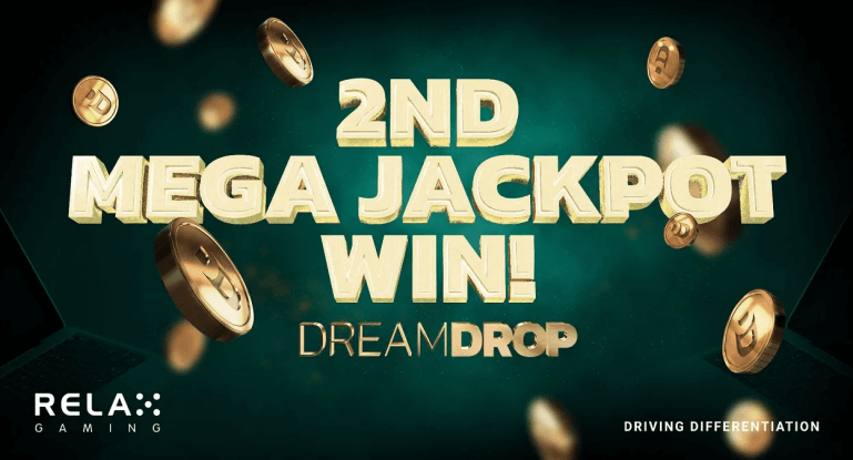 Dream Drop jackpot van Relax Gaming valt wederom