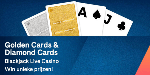 Holland Casino lanceert Golden Cards & Diamond Cards bonusactie