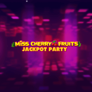 Miss Cherry Fruits Jackpot Party logo achtergrond