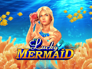 Lucky Mermaid logo achtergrond