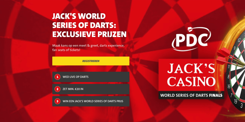 Jack’s World Series of Darts heeft exclusieve actie