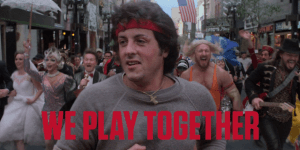Rocky (Silvester Stallone) schittert in nieuwe tv-reclame Ladbrokes