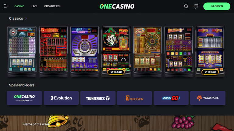 One Casino Screenshot 2