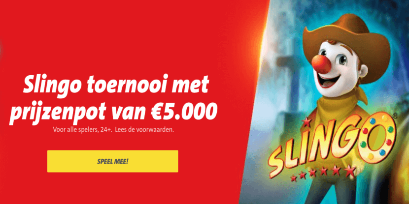 Slingo-toernooi: speel mee en win tot € 700 aan cashprijzen
