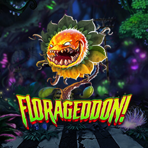 Florageddon! logo achtergrond