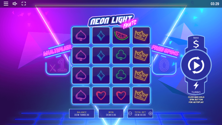 Neon Light Fruits Review