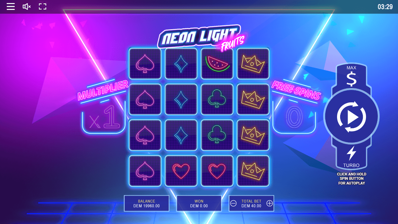 Neon Light Fruits Review