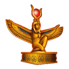 Book of Ra standbeeld symbool