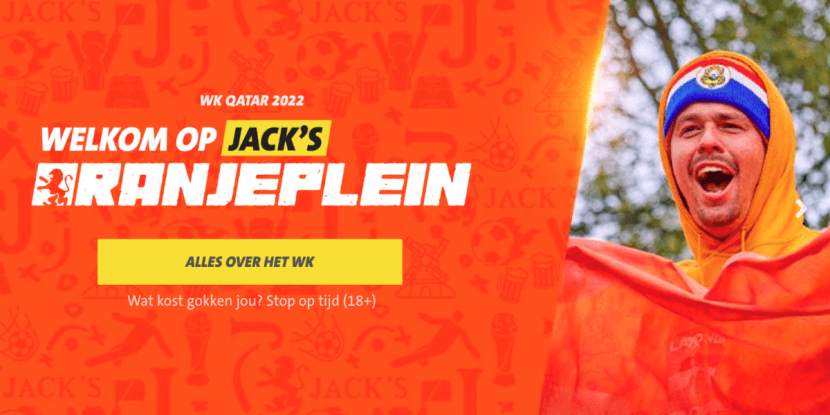 Oranjeplein: website Jack’s krijgt WK-makeover