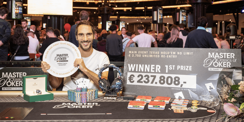 Julien Sitbon wint 2022 editie van Master Classics of Poker