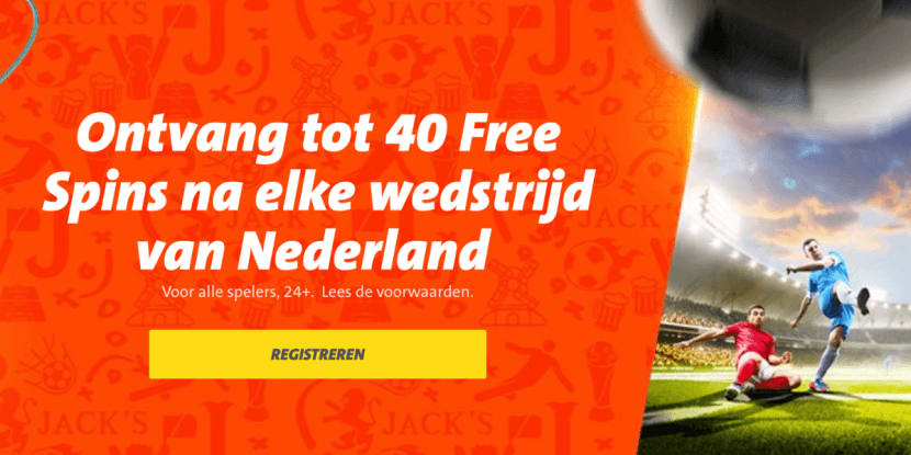 WK 2022: win na elk Oranje duel tot 40 free spins