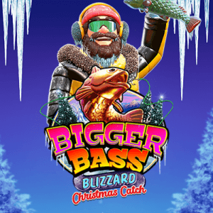 Bigger Bass Blizzard logo achtergrond