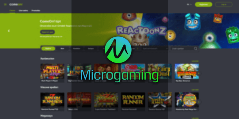 Spellen van Microgaming nu beschikbaar bij ComeOn!