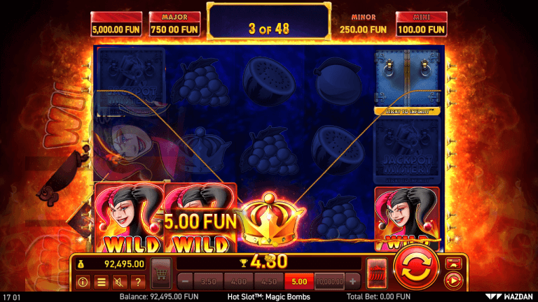 Hot Slot: Magic Bombs slot Bonus