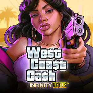 West Coast Cash Infinity Reels logo achtergrond