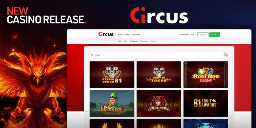 SYNOT toegevoegd aan spelportfolio Circus