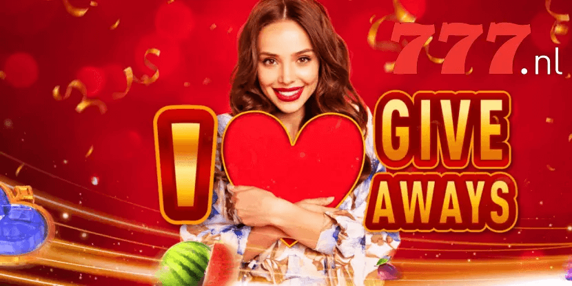 Valentijn Giveaway: win tot € 2500 plus 77 spins