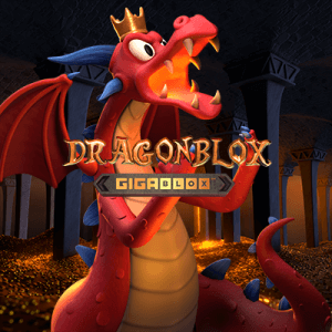 Dragon Blox Gigablox logo achtergrond
