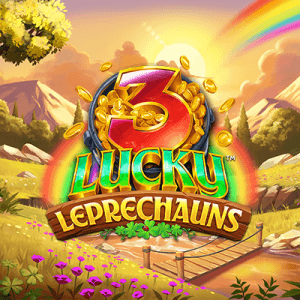 3 Lucky Leprechauns logo achtergrond