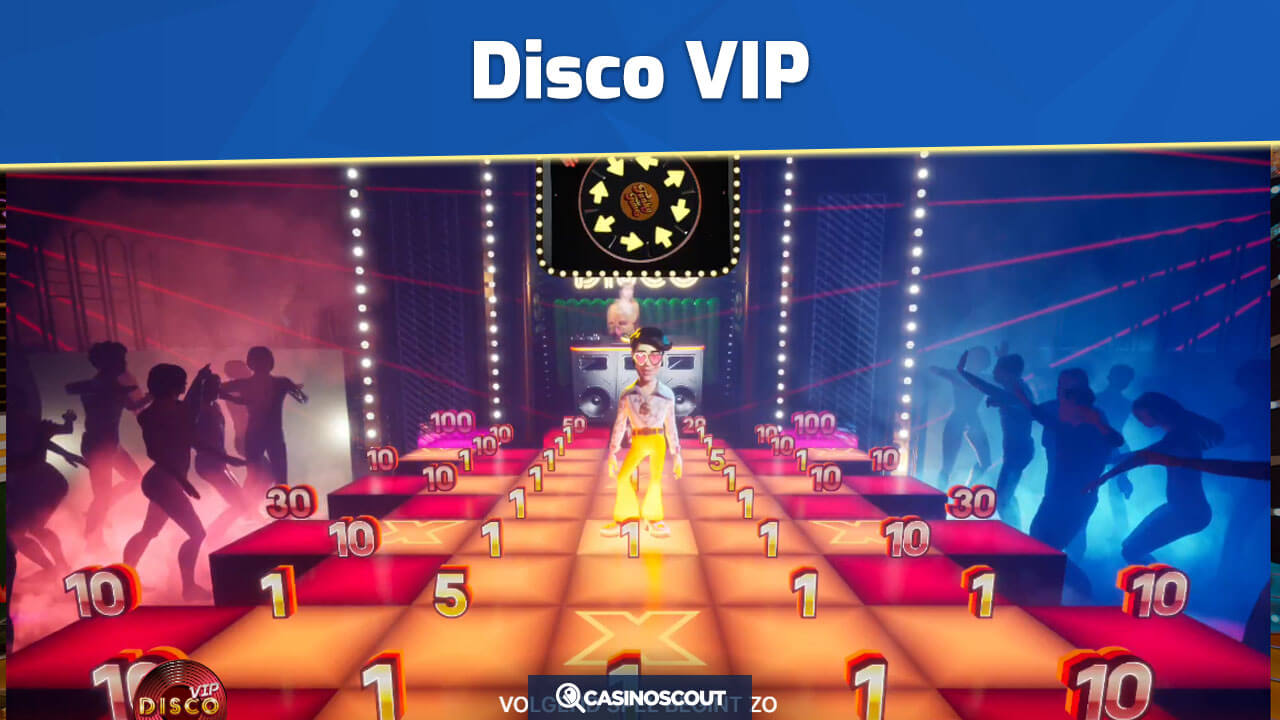 Speel het disco VIP bonusspel