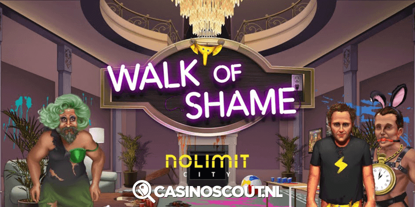 Nolimit City scoort vijf sterren met nieuw Walk of Shame spel