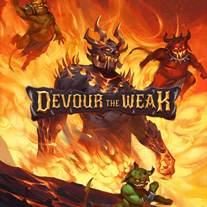 Devour The Weak logo achtergrond
