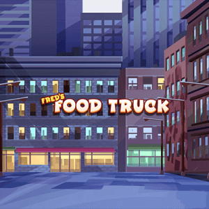 Fred’s Food Truck logo achtergrond
