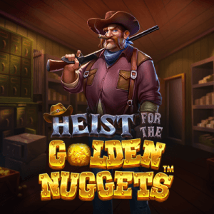 Heist for the Golden Nuggets logo achtergrond