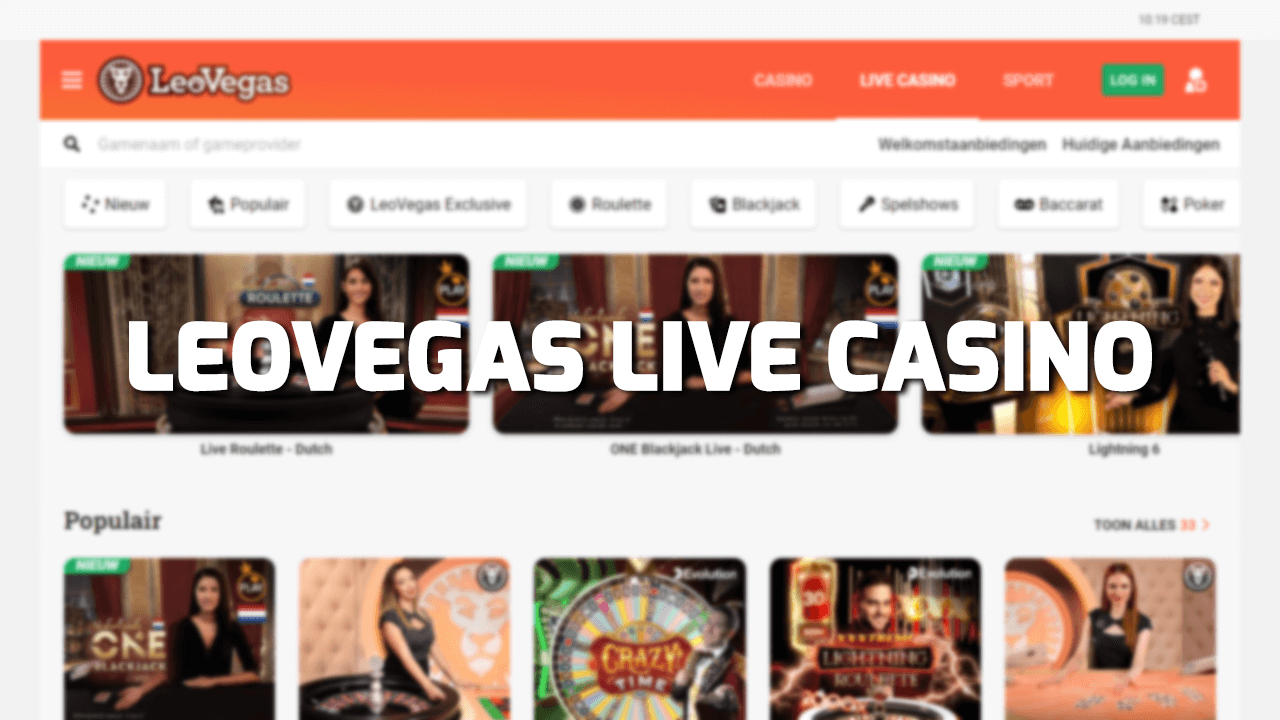Leovegas live casino