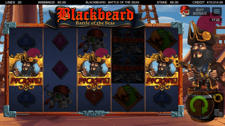 Blackbeard Battle of The Seas Gratis Spins