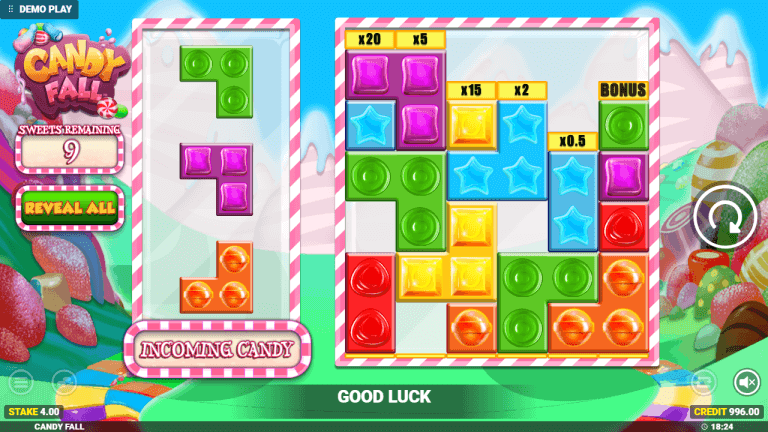 Candy Fall Gratis Spins