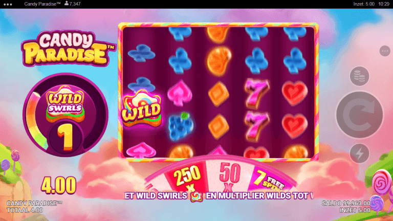 Candy Paradise Gratis Spins