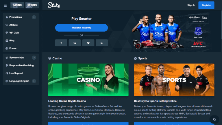 Stake Casino Screenshot 1